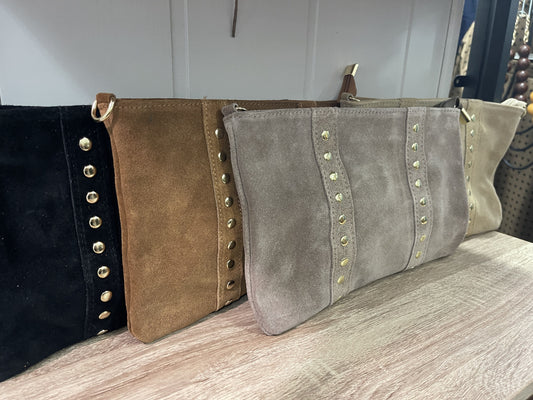 Bolso bandolera Alaska piel beige