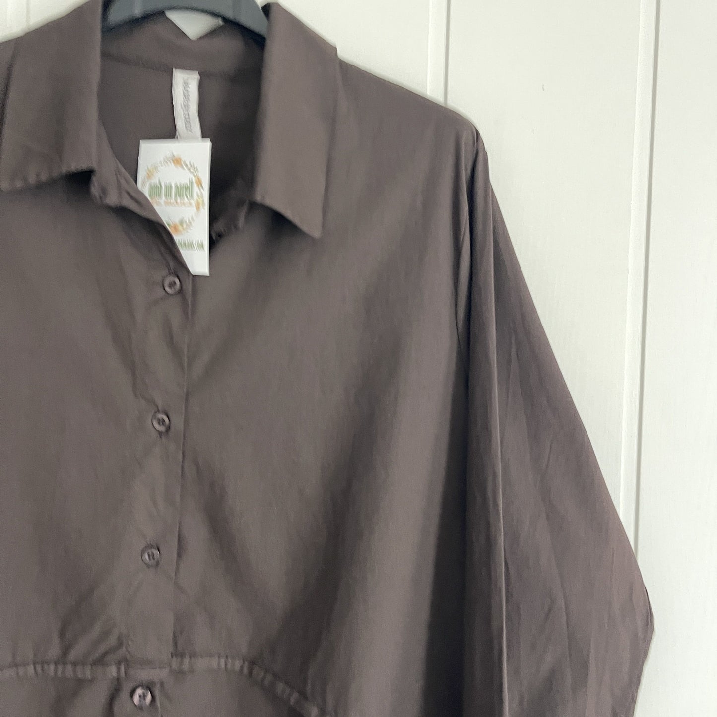 Camisa Amaia chocolate
