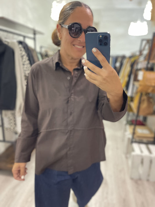 Camisa Amaia chocolate