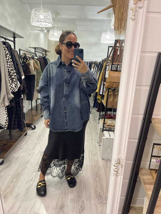 Chaqueta jeans oversize Botonazzos