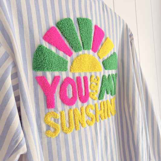 Camisa Sunshine rayas y fluor