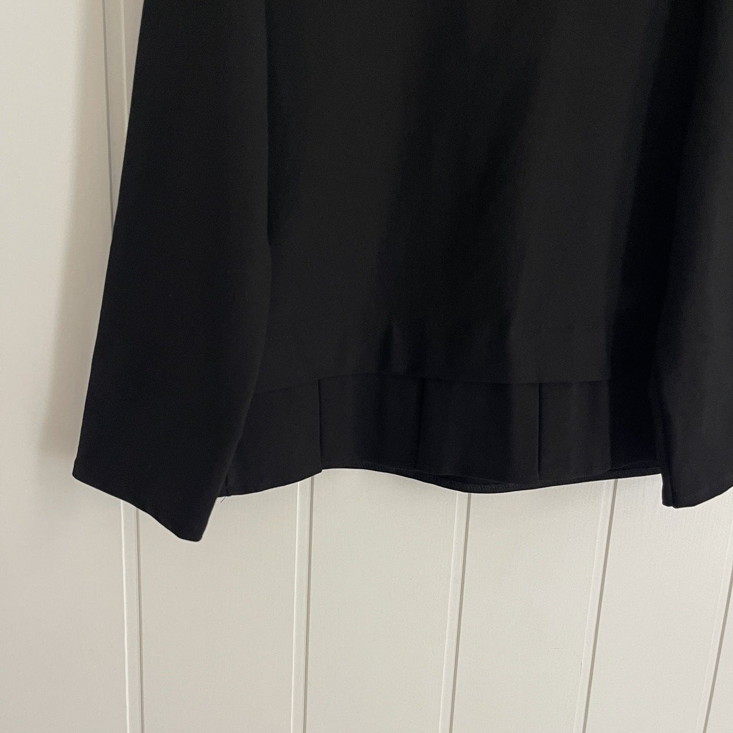 Sudadera Plisados punto roma negro