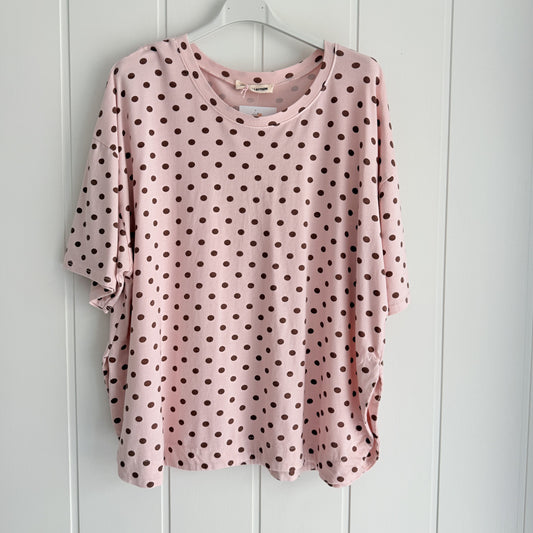 Camiseta Topos rosa