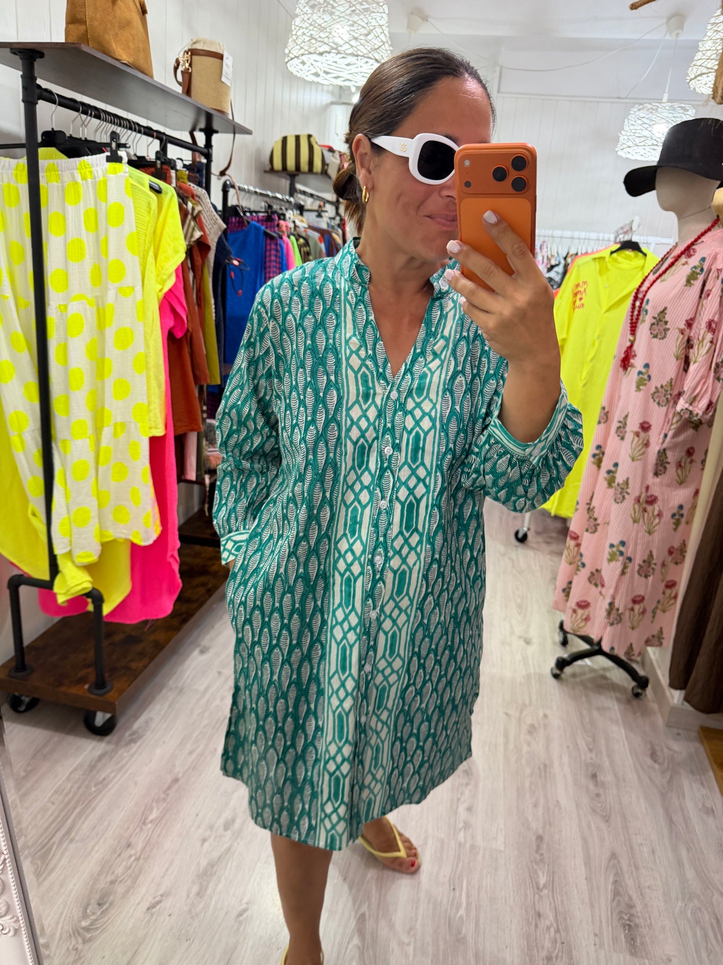 Camisola Peces turquesa