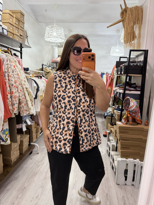 Chaleco Bengala reversible