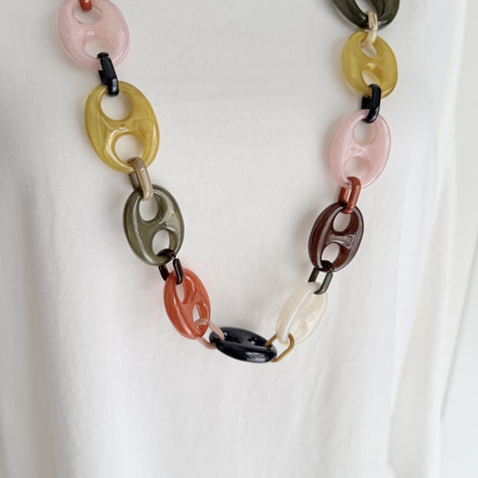 Collar Calabrotes resina multicolor