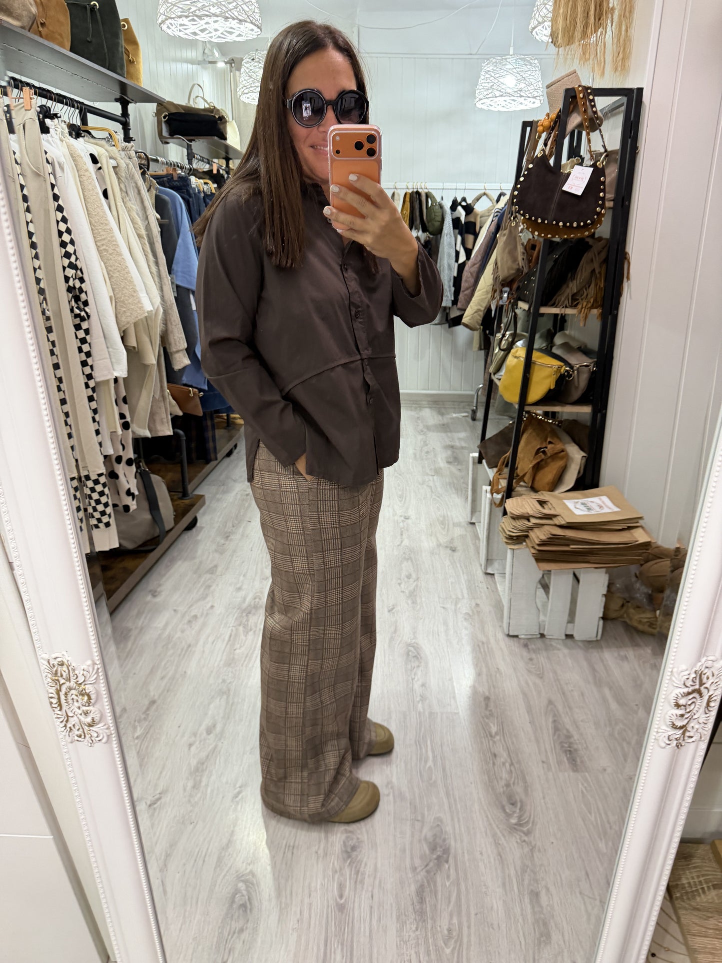 Pantalón British camel