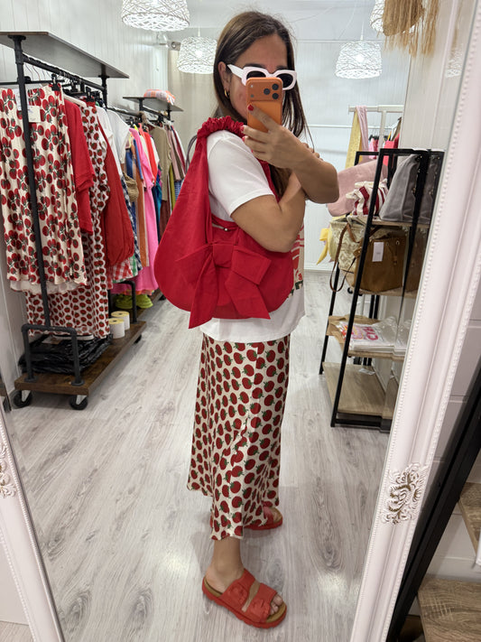 Bolso Lazo convertible rojo