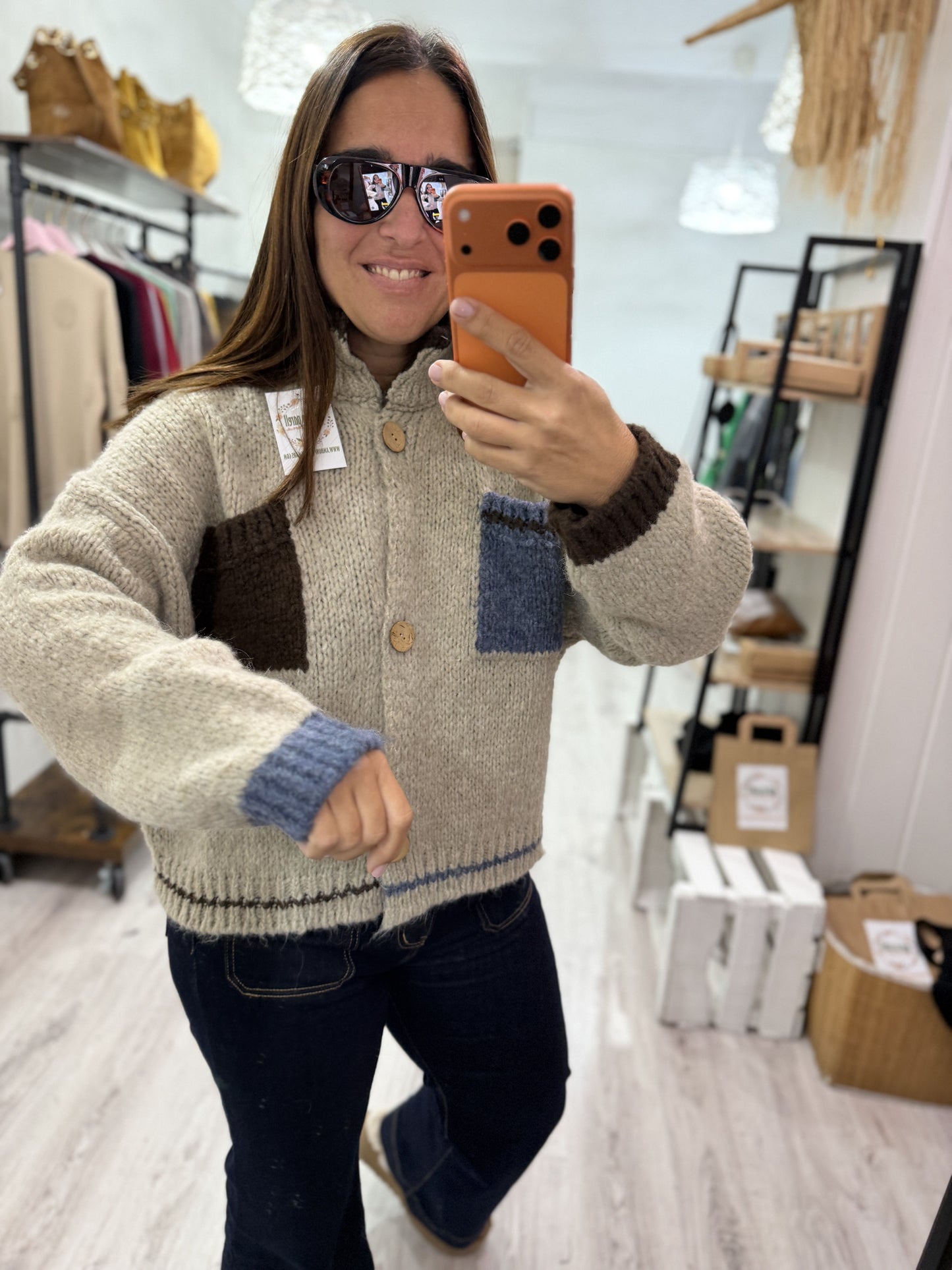 Chaqueta Aneto beige