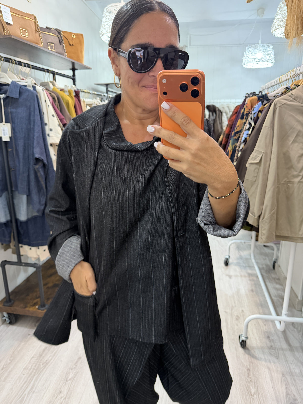 Blazer Gina jeans negro