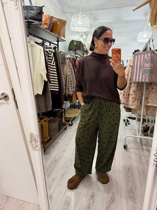 Pantalón Toppo Pana kaki