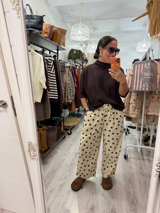 Pantalón Toppo Pana beige