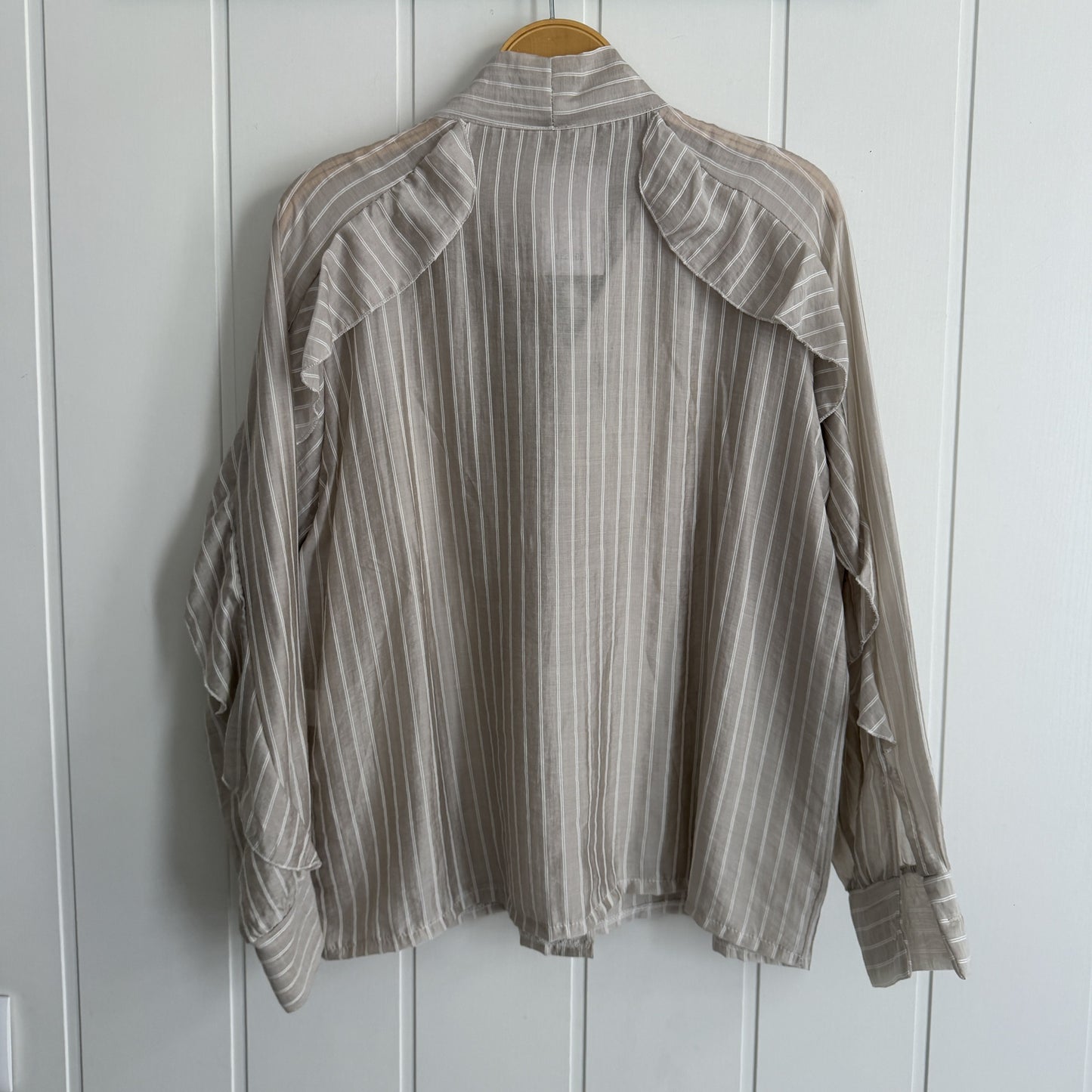 Blusa Rocío rayas beige