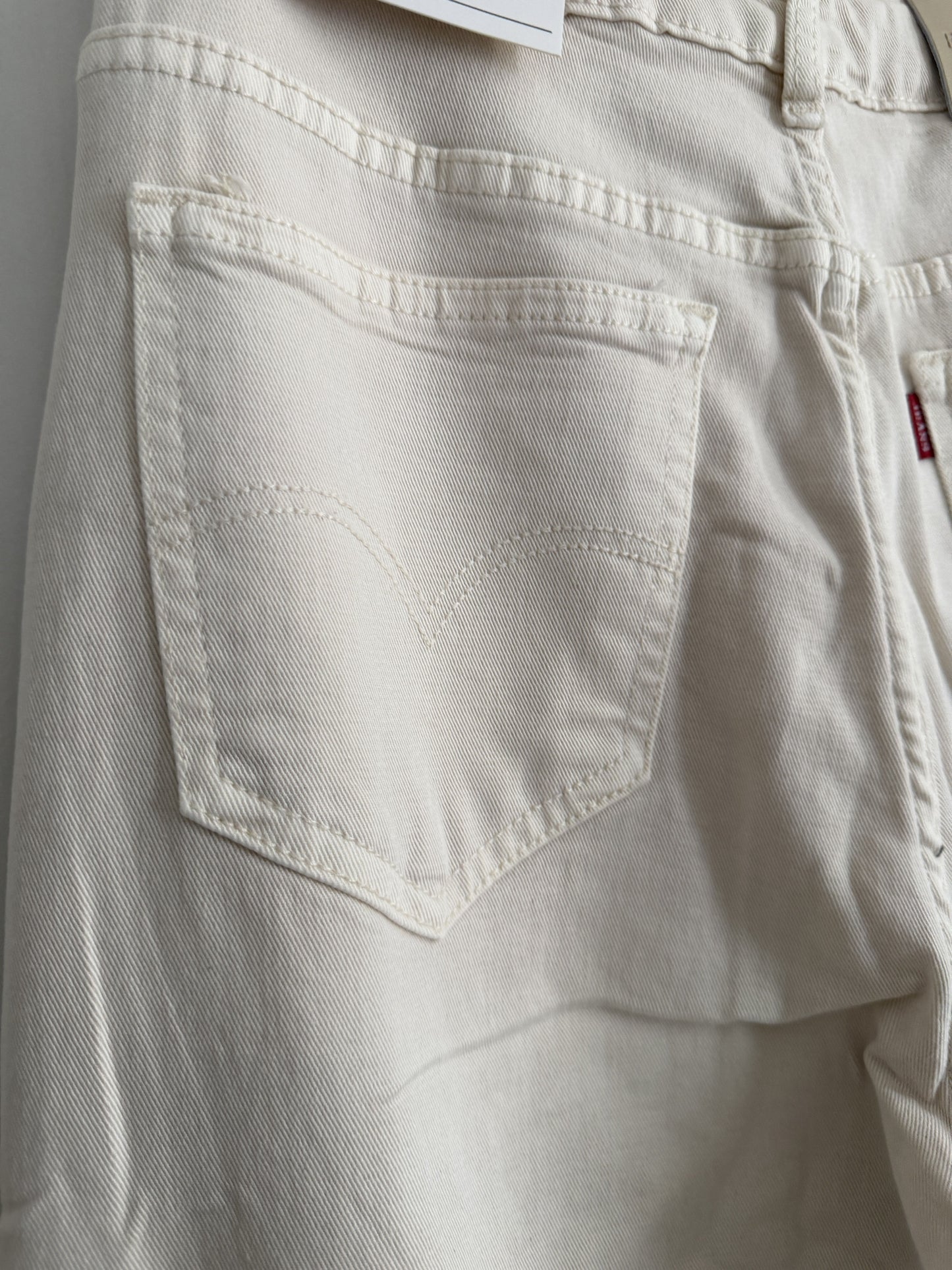 Pantalón Mom Fit talla grande beige