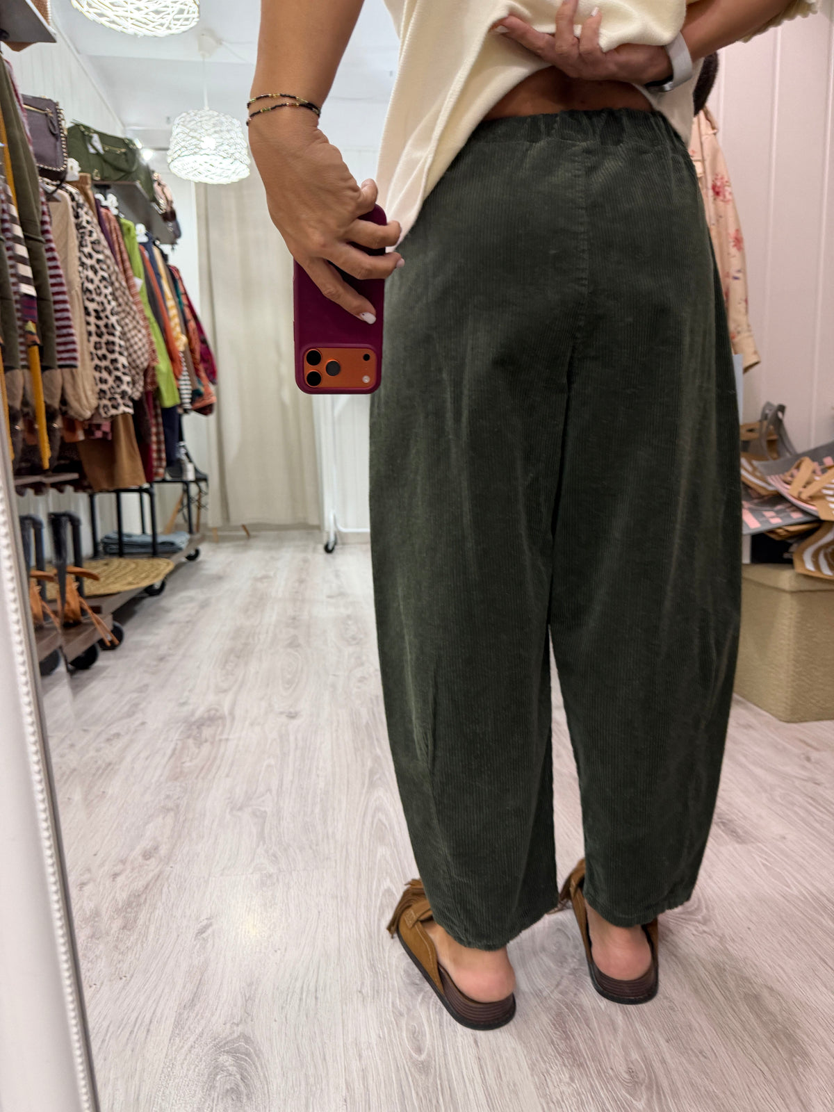 Pantalón Sendai Winter pana kaki