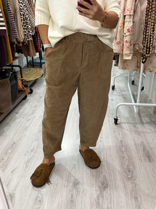 Pantalón Sendai Winter pana camel