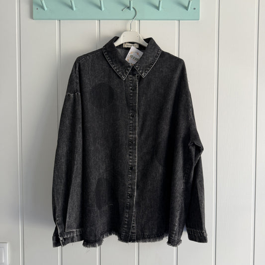 Camisa Topo Jeans negro
