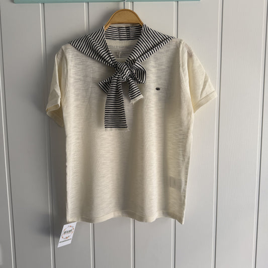 Camiseta Maica punto beige