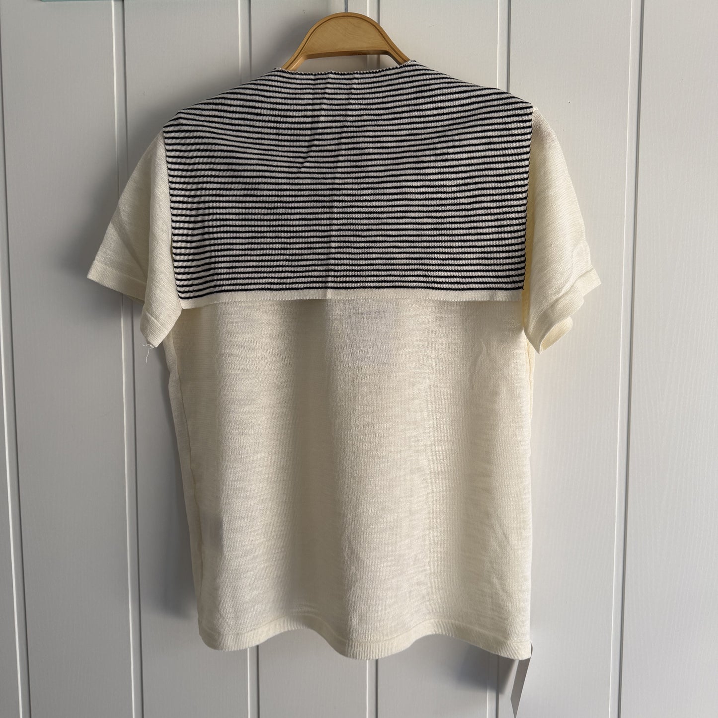 Camiseta Maica punto beige