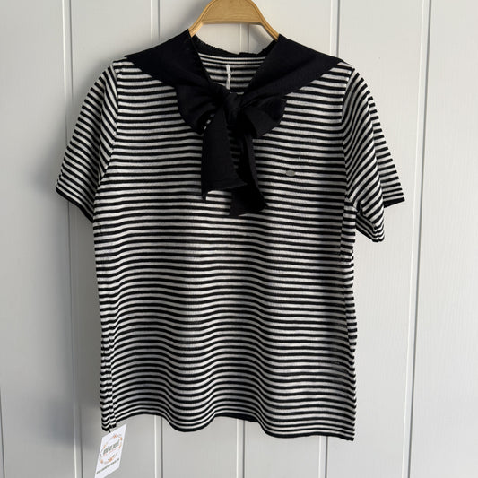 Camiseta Maica punto negro