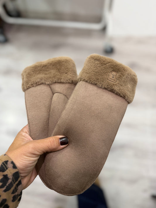 Manoplas Siberia taupe