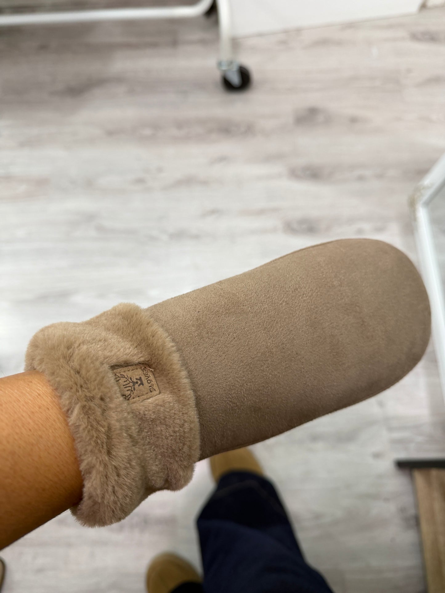 Manoplas Siberia taupe