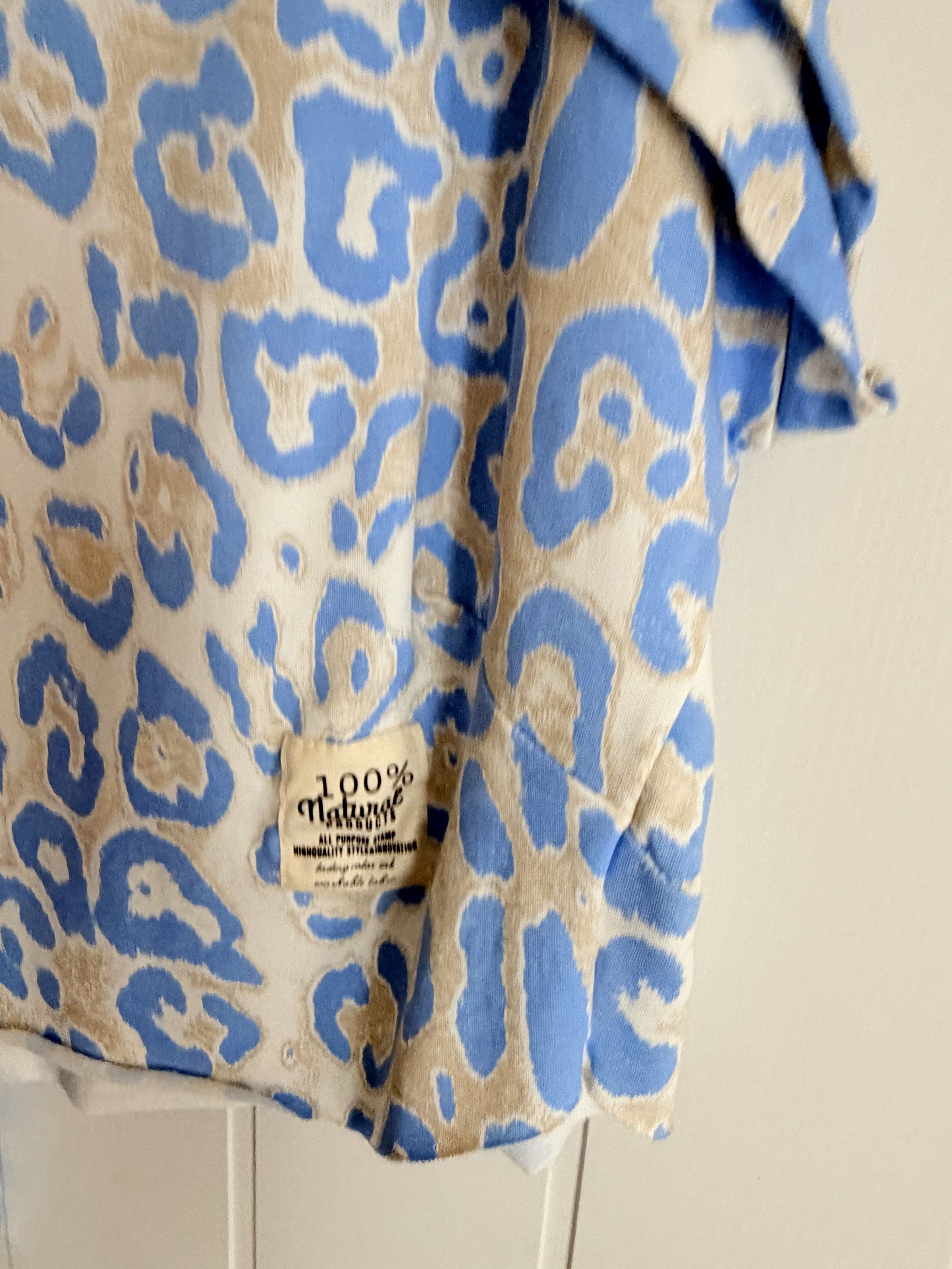 Conjunto Jogger animal print azul cielo