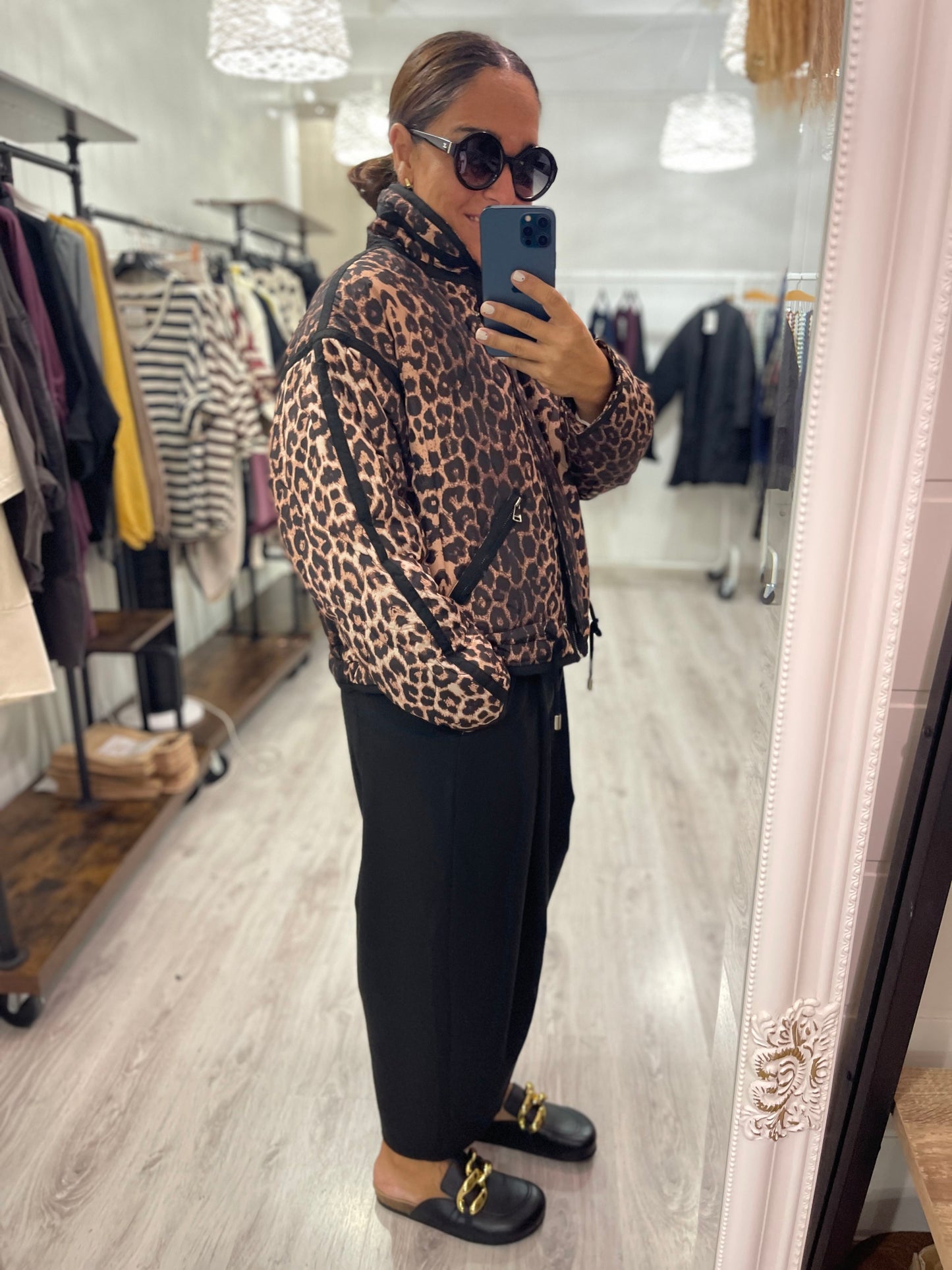 Abrigo Animal print