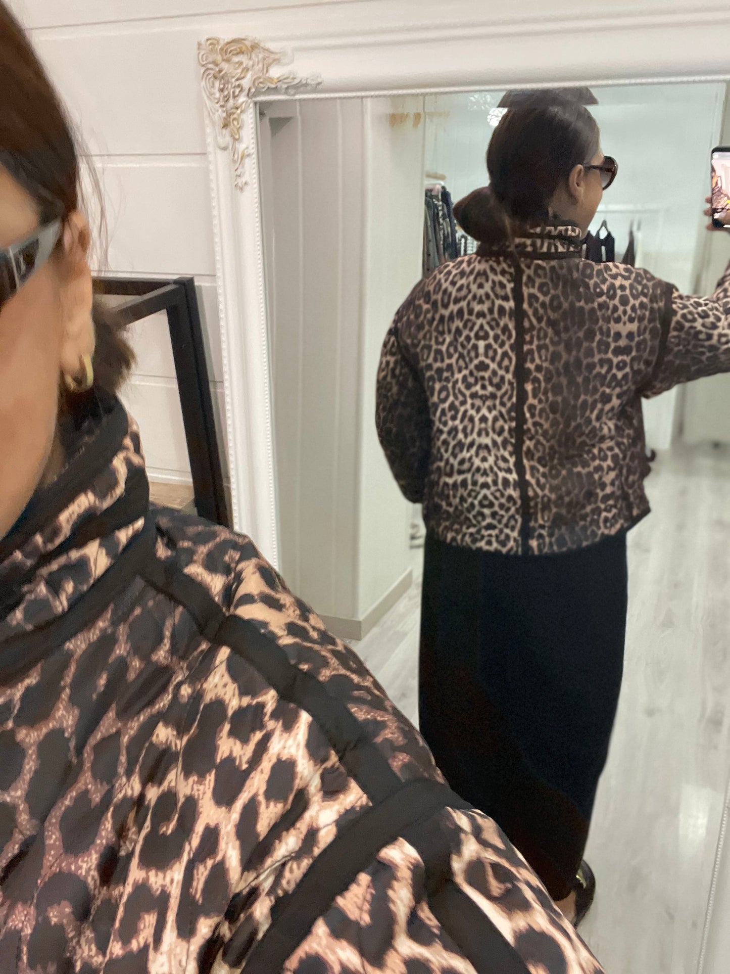 Abrigo Animal print