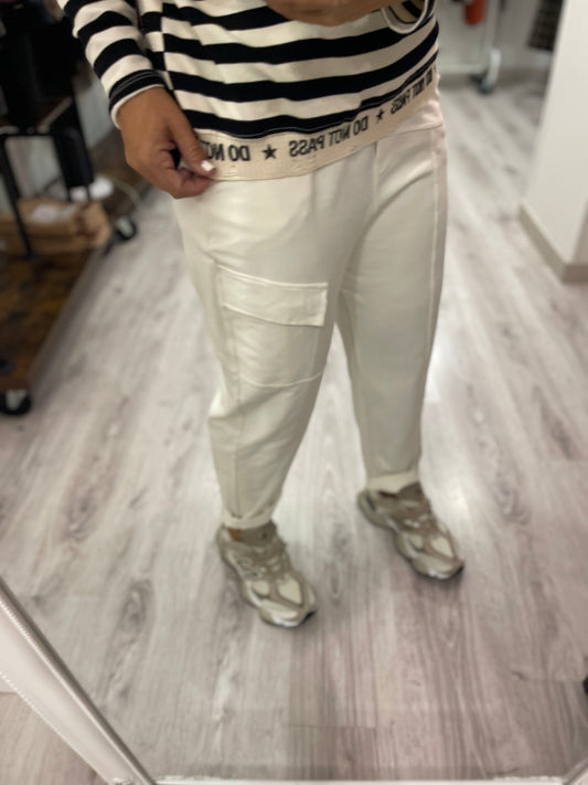 Pantalón Saoko marfil