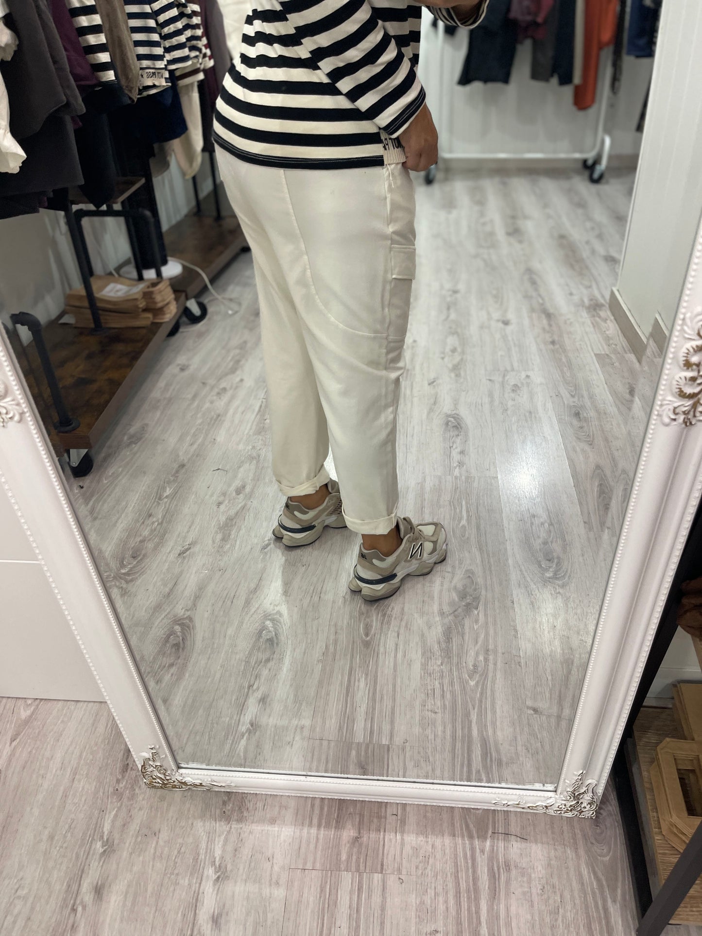 Pantalón Saoko marfil