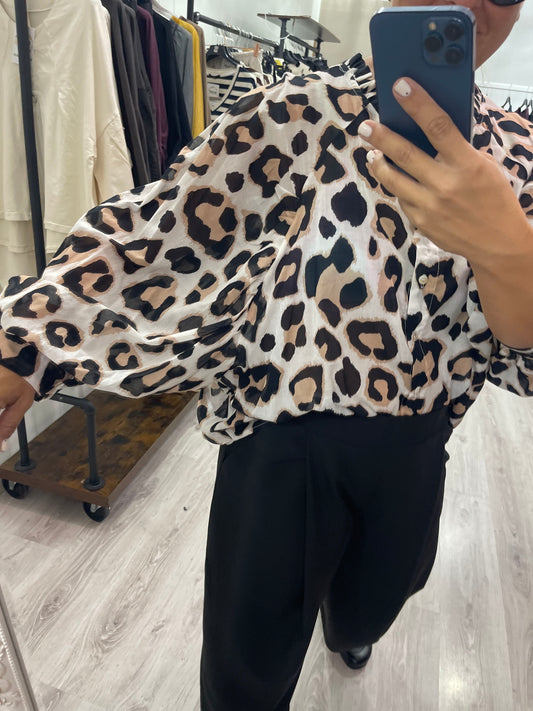 Camisa Bahibe animal print