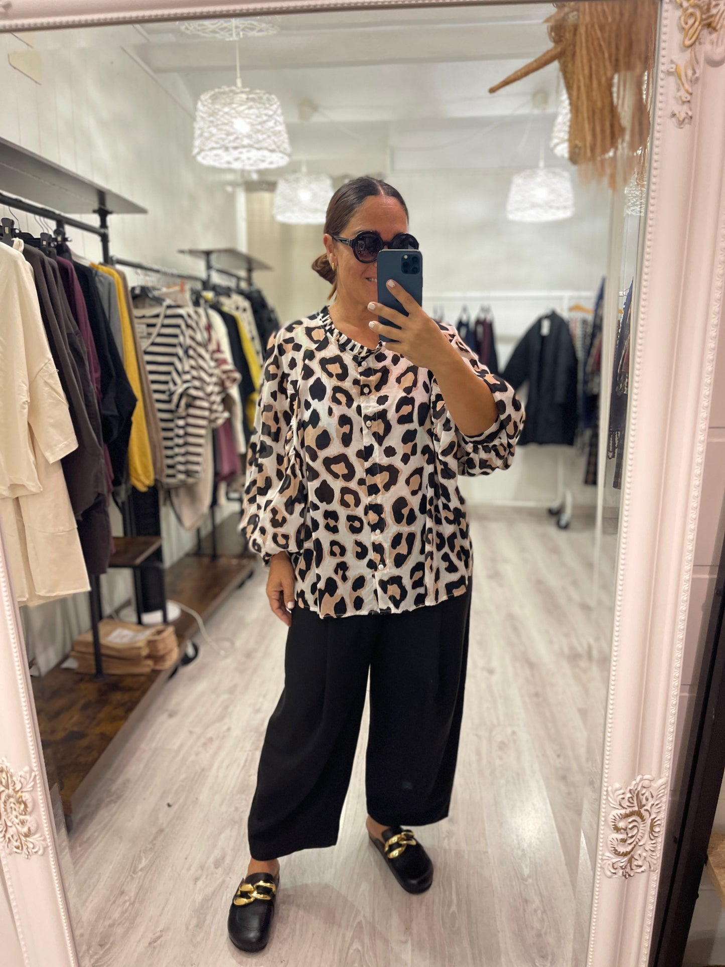 Camisa Bahibe animal print