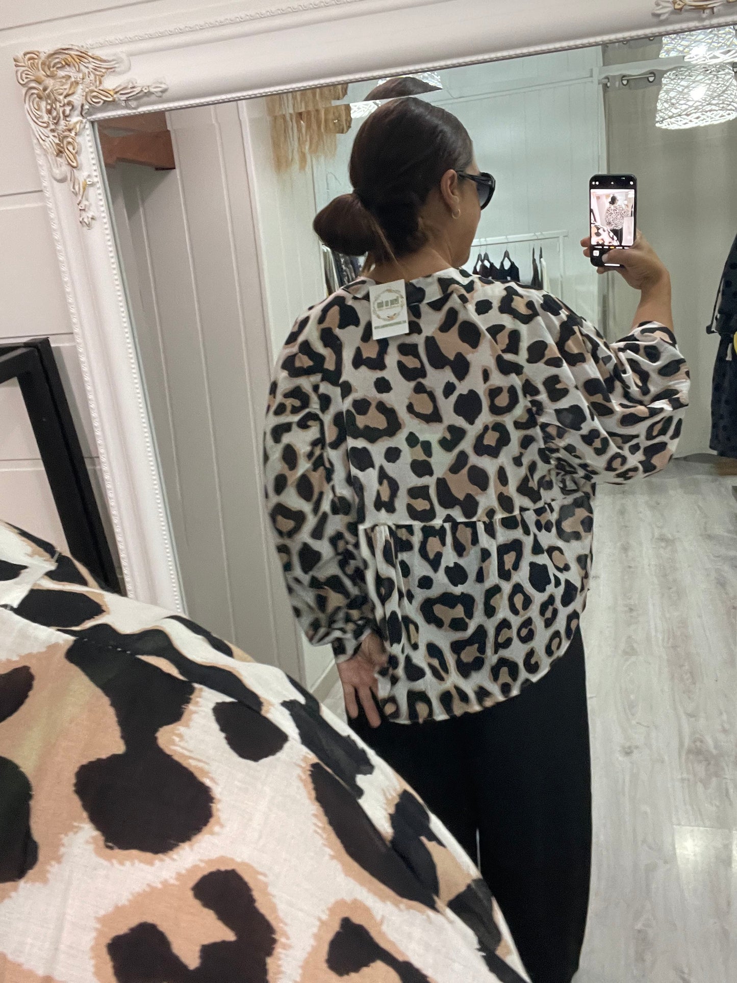 Camisa Bahibe animal print