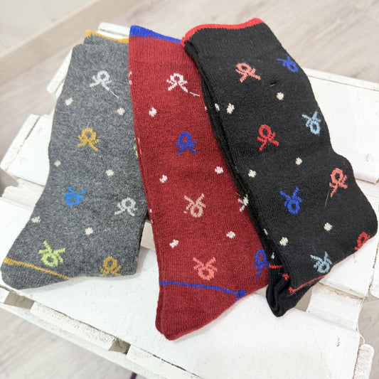 Pack 3 calcetines hombre lazos 2