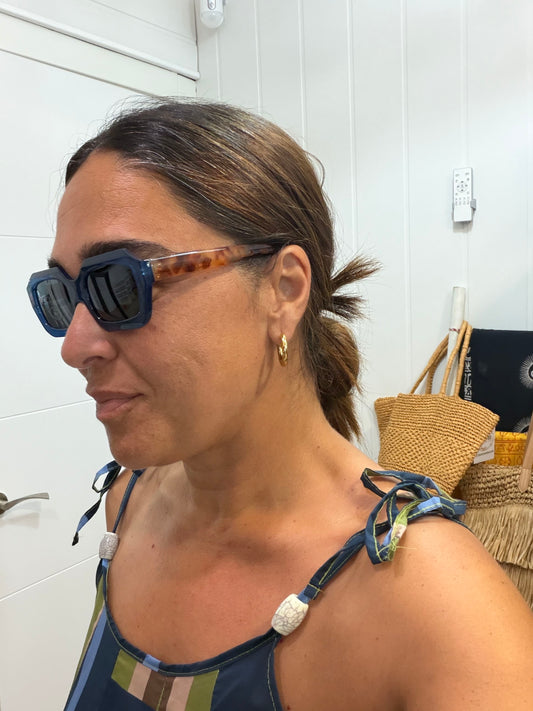 Gafas June azul y carey