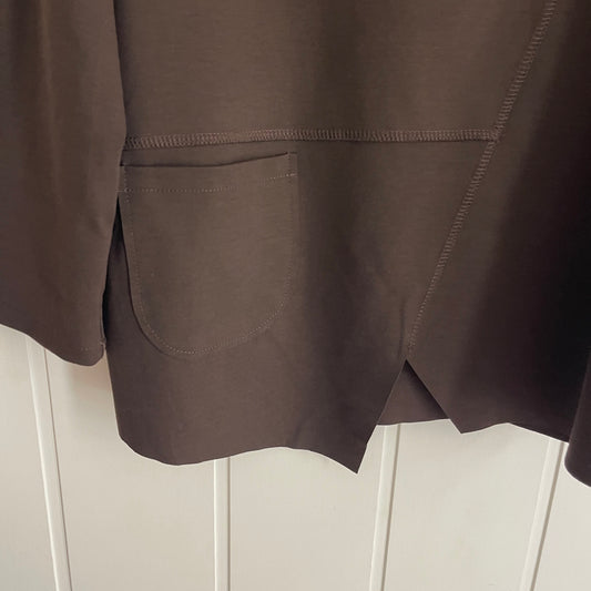 Camiseta Korea punto roma chocolate