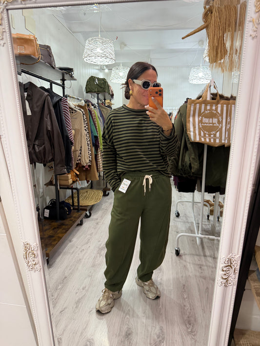 Pantalón Jogger Sophie kaki