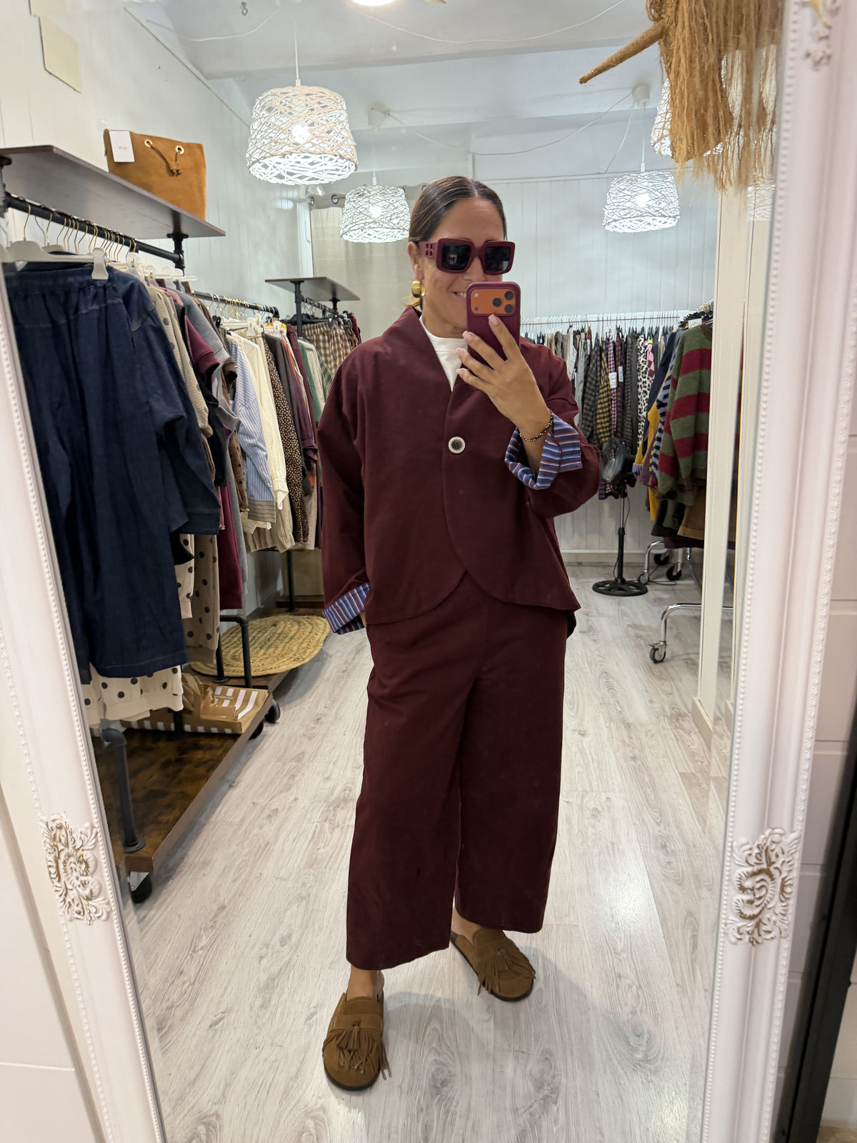 Conjunto Traje burdeos