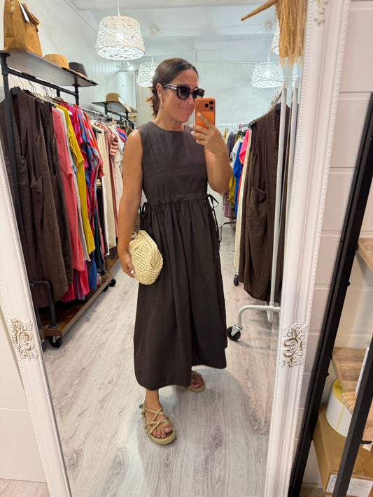 Vestido Mara chocolate