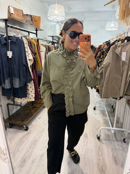 Camisa Irune kaki