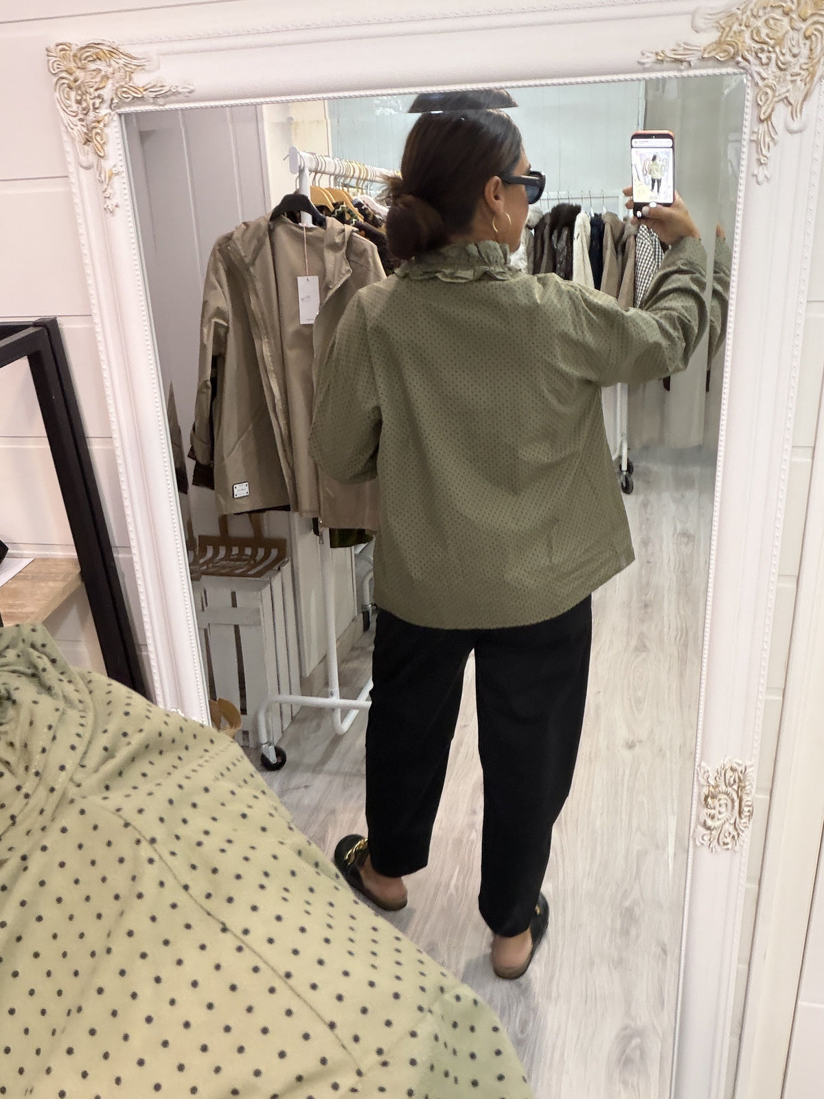 Camisa Irune kaki