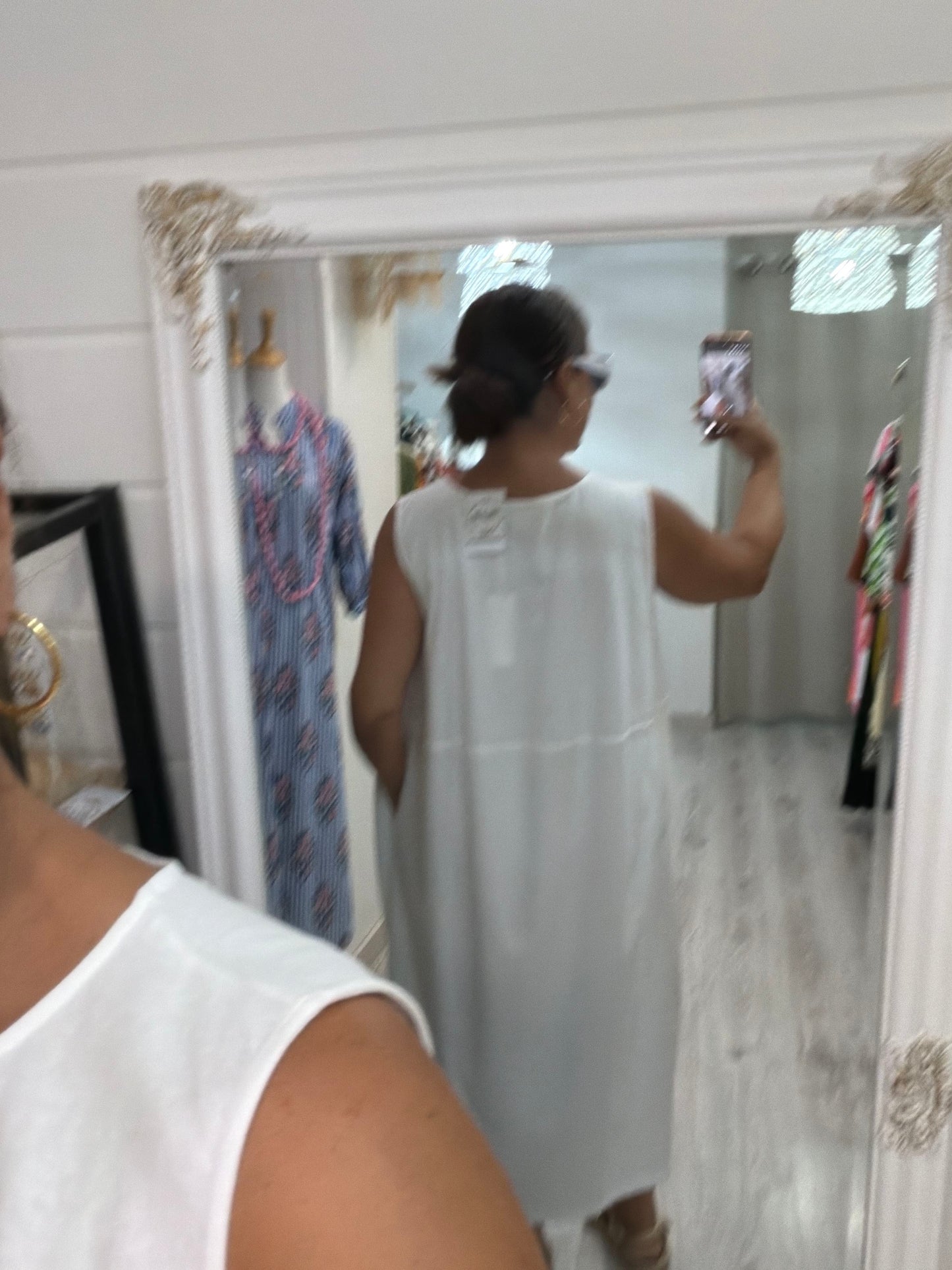 Vestido Balloon blanco