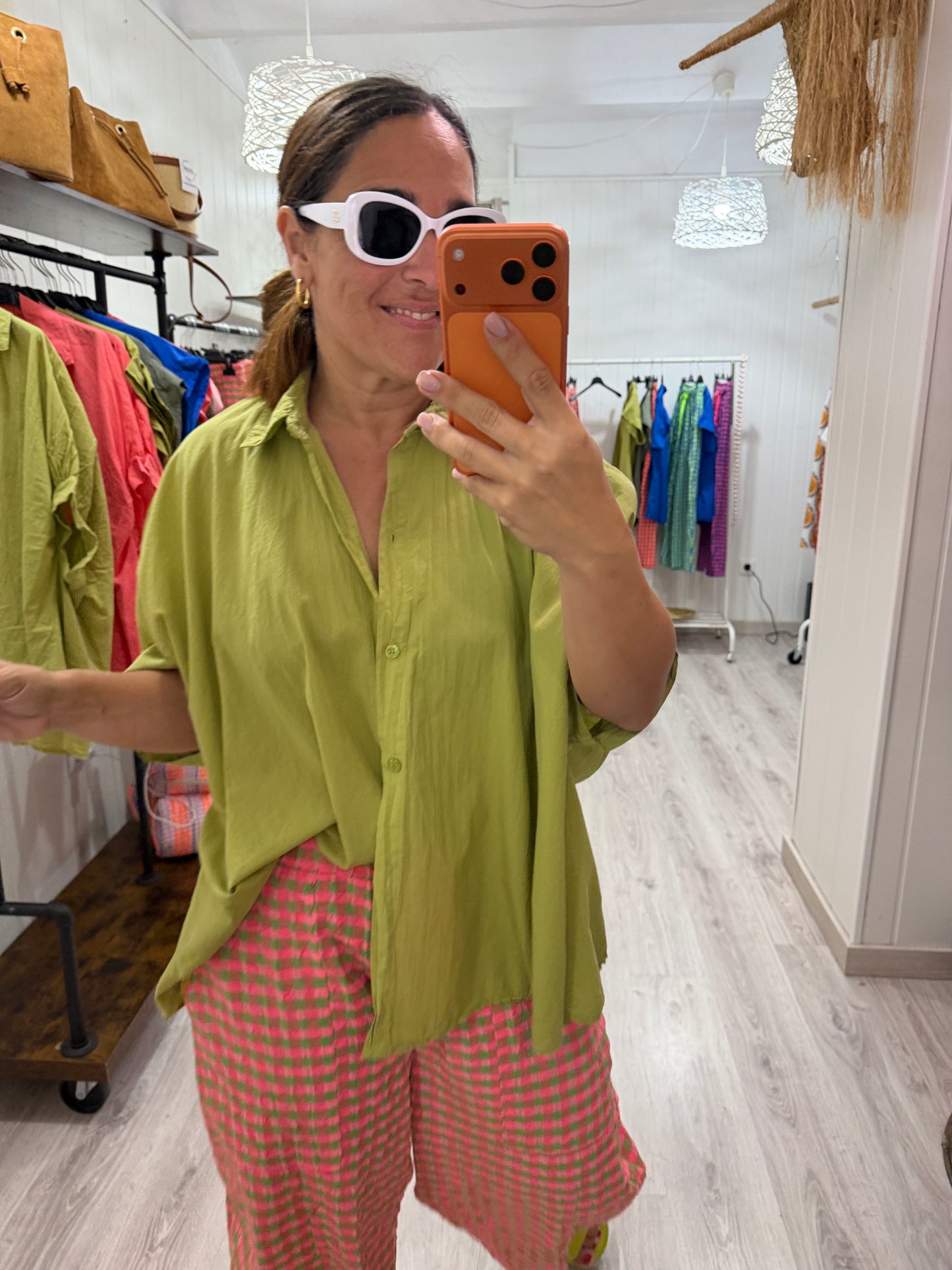 Blusón Oversize pistacho