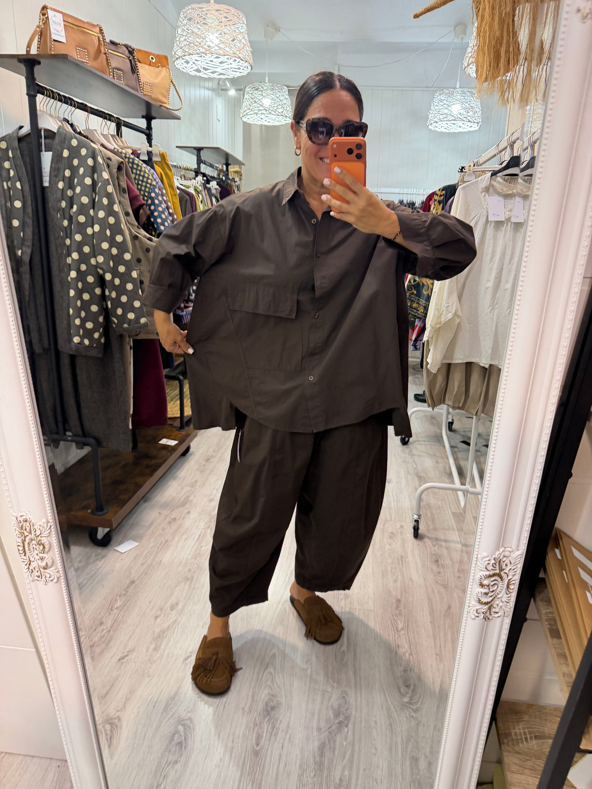 Conjunto Lotus chocolate