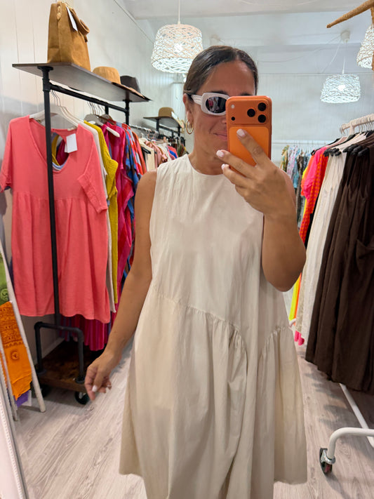 Vestido Wendy beige