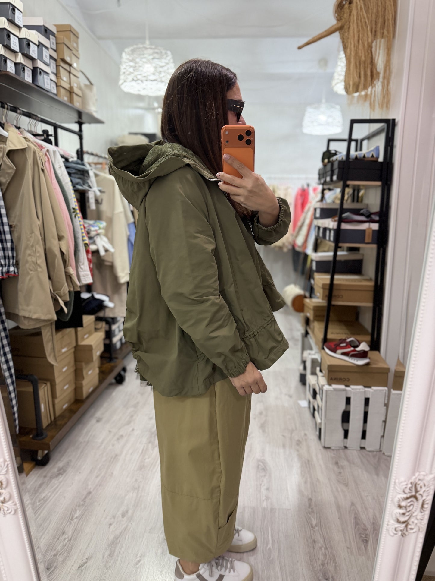 Gabardina Eider kaki