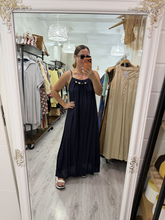 Vestido Stones marino