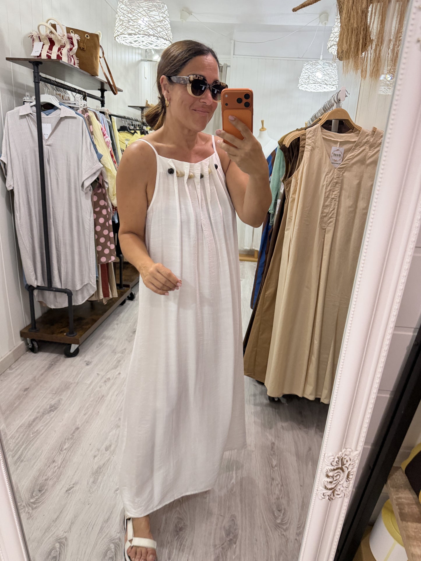 Vestido Stones blanco