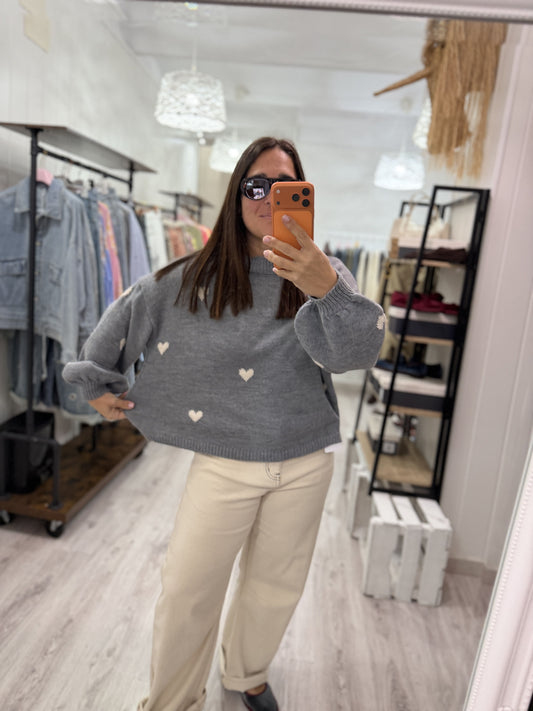 Jersei Corets oversize gris